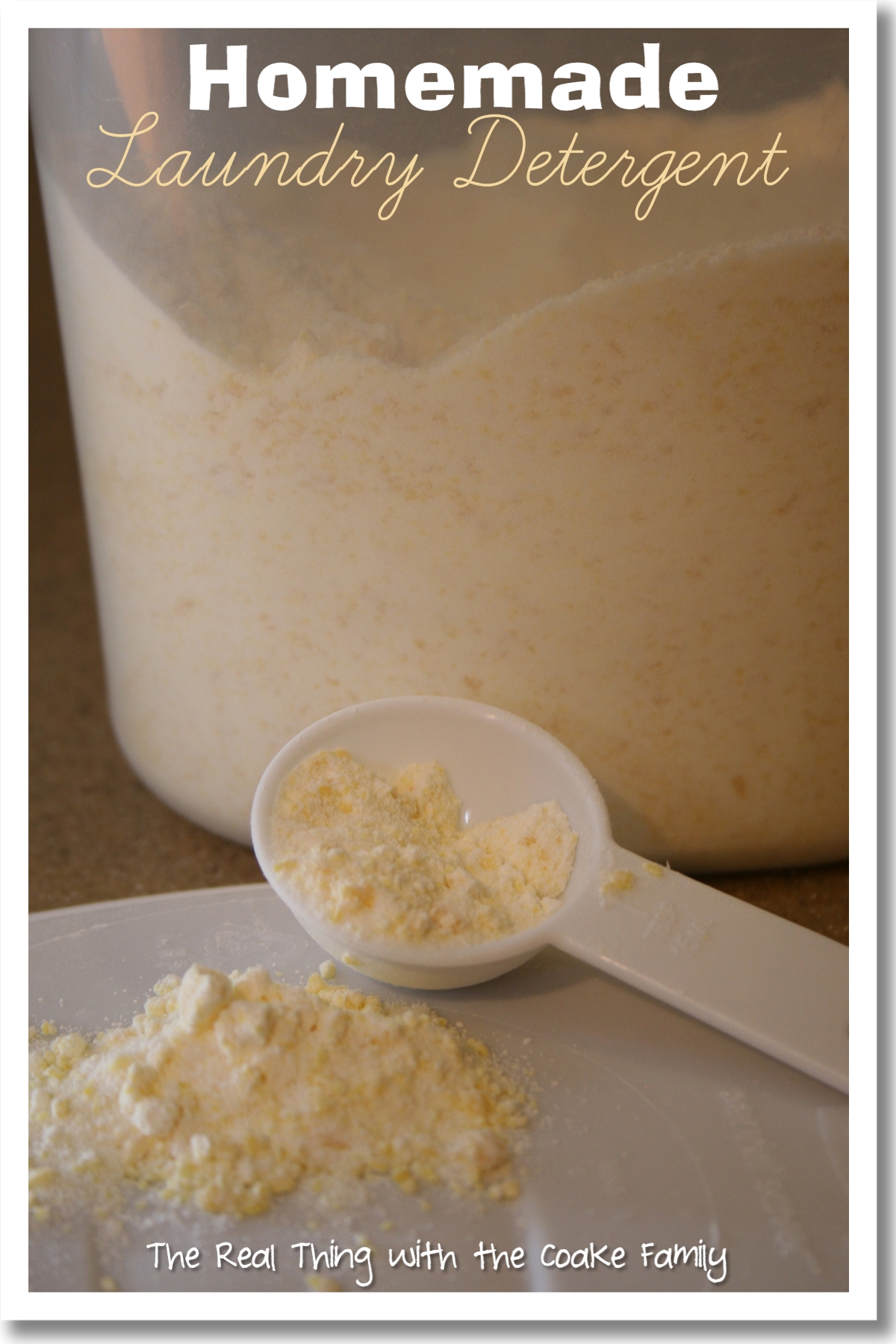 How to make your own homemade laundry detergent and save money. #Laundry #RealCoake How to make your own homemade laundry detergent and save money. #Laundry #RealCoake