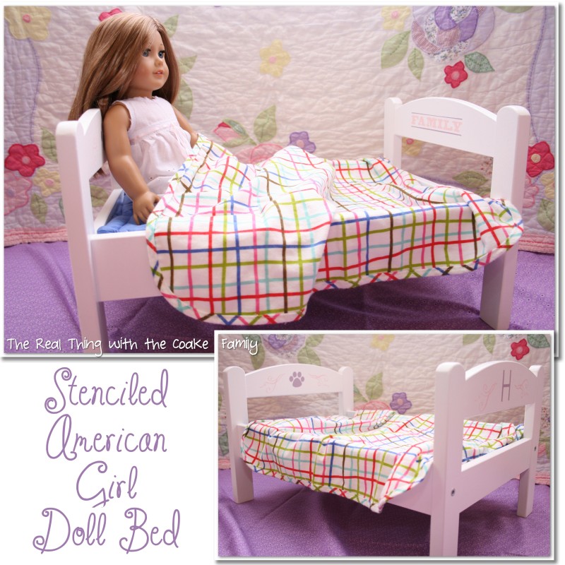 American Girl Doll Craft Make A Personalized Bed For Your Doll