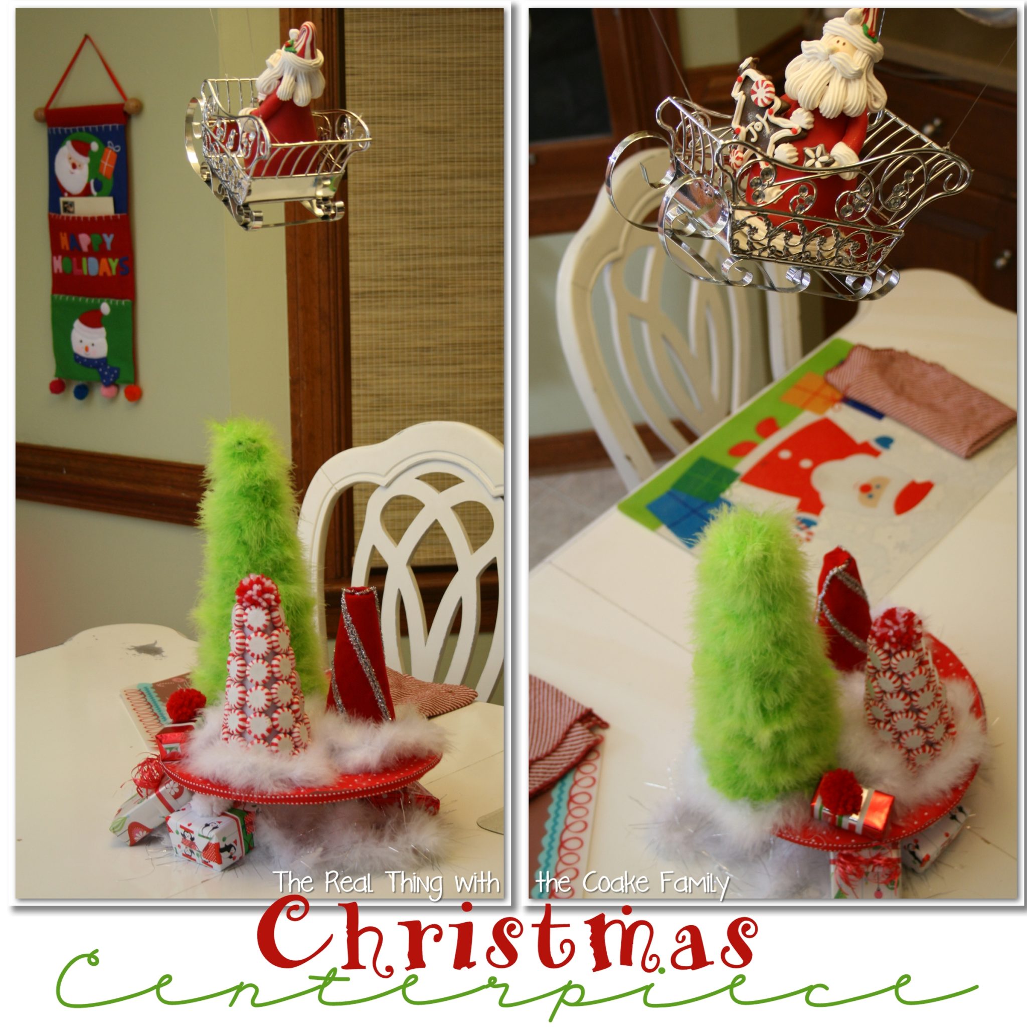 Table Decorating Ideas ~ Christmas Centerpiece  The Real Thing with