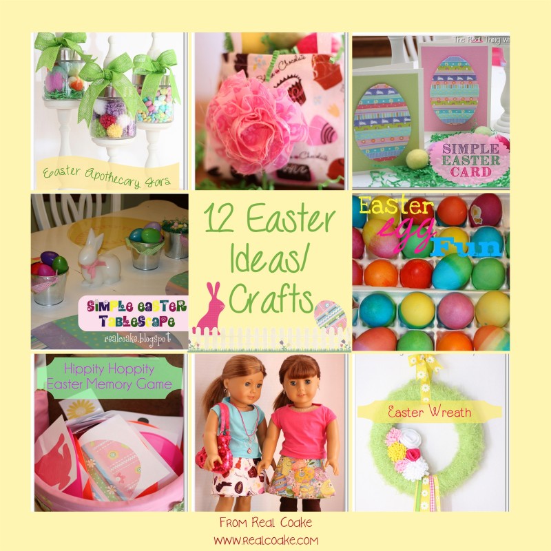 12 Fun Easter Ideas/Crafts from #RealCoake #Easter #Crafts #HomeDecor #Wreath #AmericanGirlDoll #FamilyFun 12 Fun Easter Ideas/Crafts from #RealCoake #Easter #Crafts #HomeDecor #Wreath #AmericanGirlDoll #FamilyFun