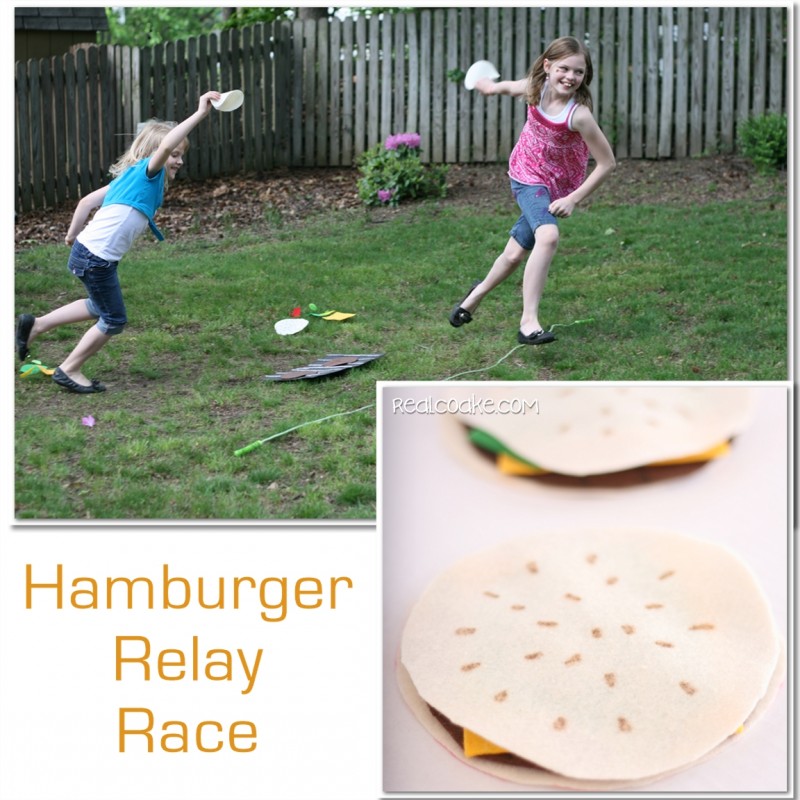 Activities for the family ~ a fun Memorial Day Hamburger Relay race. #SummerFun #FamilyFun #FamilyGames #RealCoake Activities for the family ~ a fun Memorial Day Hamburger Relay race. #SummerFun #FamilyFun #FamilyGames #RealCoake