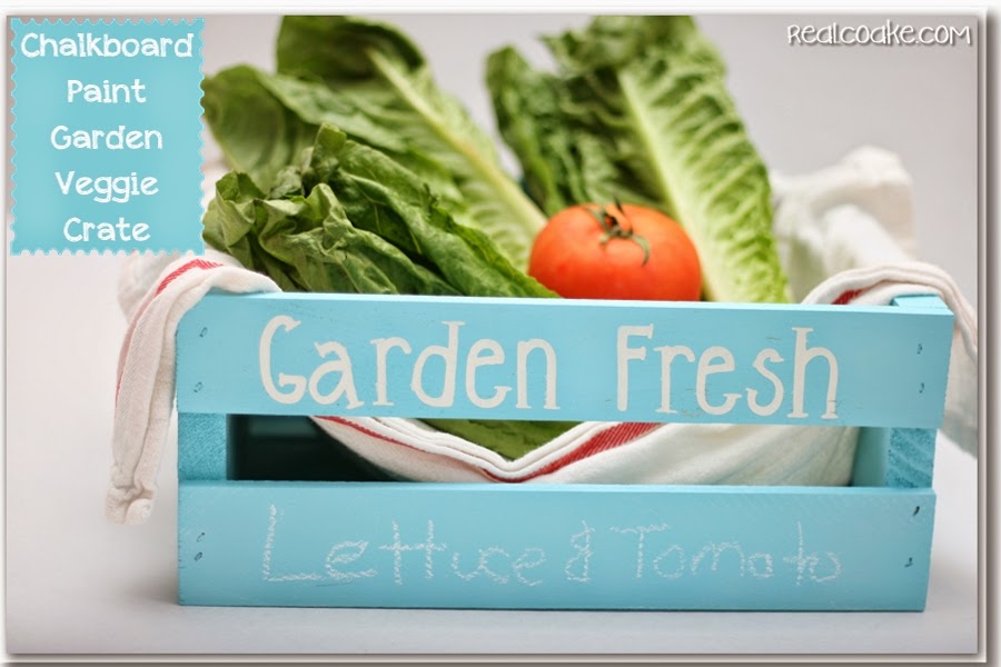 Chalkboard Paint Ideas ~ turning a crate into a place to store and label fresh veggies. #ChalkboardPaint #Crafts #GiftIdeas #RealCoake Chalkboard Paint Ideas ~ turning a crate into a place to store and label fresh veggies. #ChalkboardPaint #Crafts #GiftIdeas #RealCoake