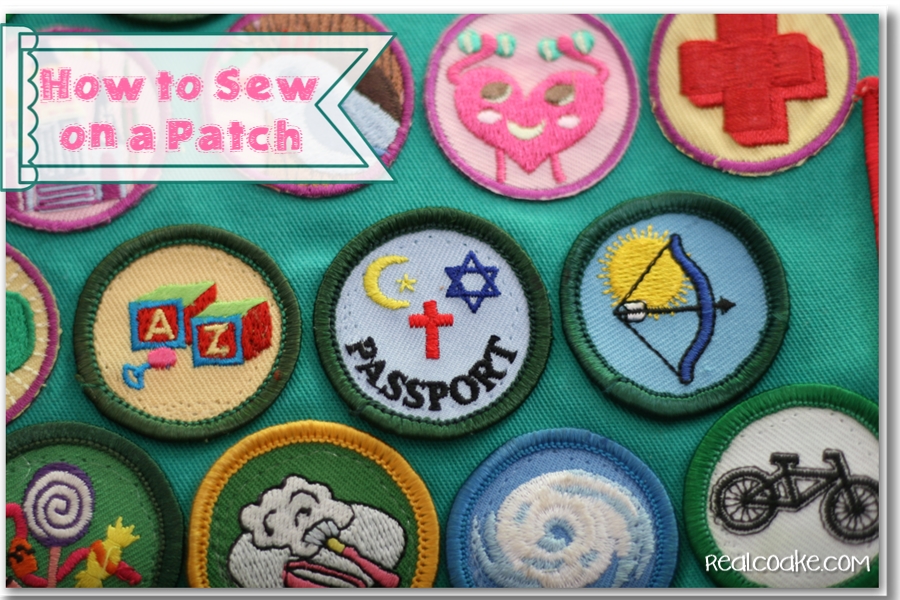 How to Sew on a Patch with a machine for Scout Patches. #Sewing #Patches #GirlScouts #BoyScouts How to Sew on a Patch with a machine for Scout Patches. #Sewing #Patches #GirlScouts #BoyScouts