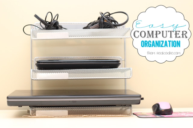 Organizing your home with an easy way to organize your computers. #Organizing #Computer #RealCoake Organizing your home with an easy way to organize your computers. #Organizing #Computer #RealCoake
