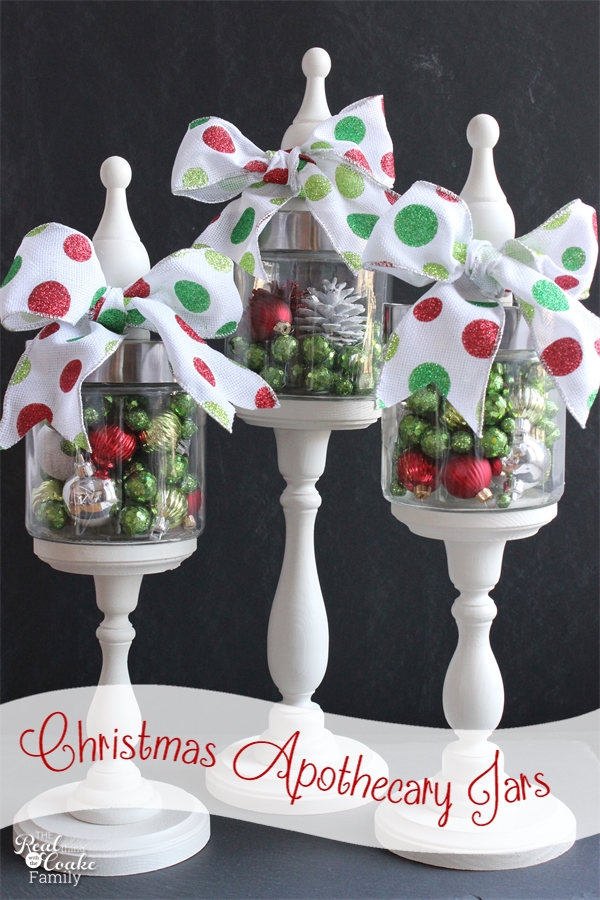 Christmas Apothecary Jars Christmas Decorations The Real Thing
