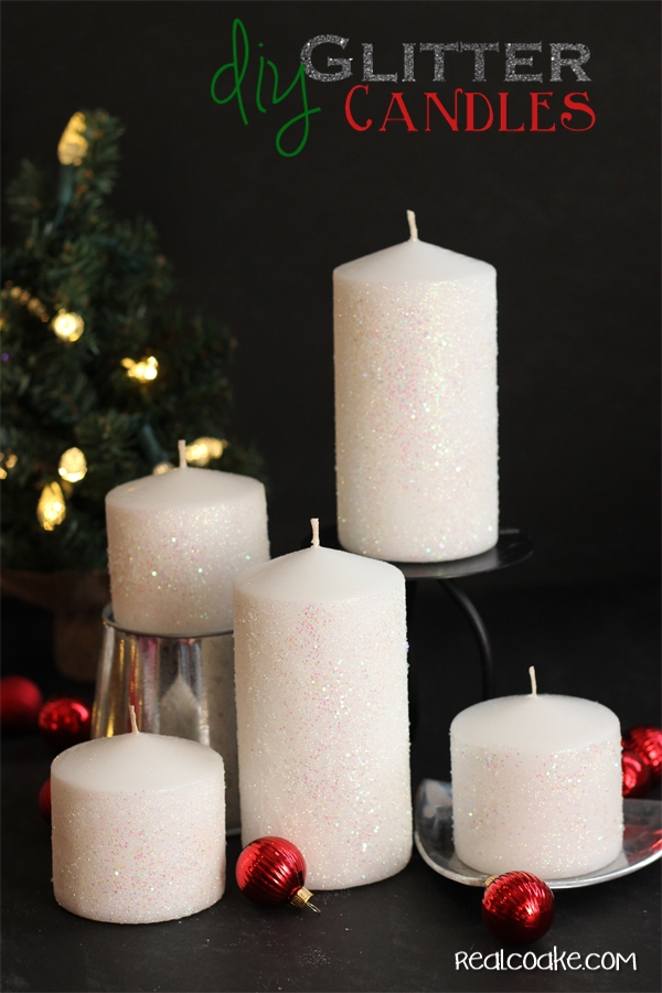 How To Make A Glitter Candle Diy Home Decor