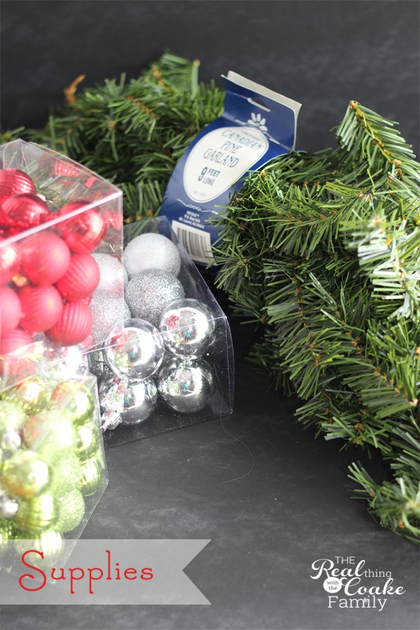 Christmas decorating ideas to make a Christmas Garland