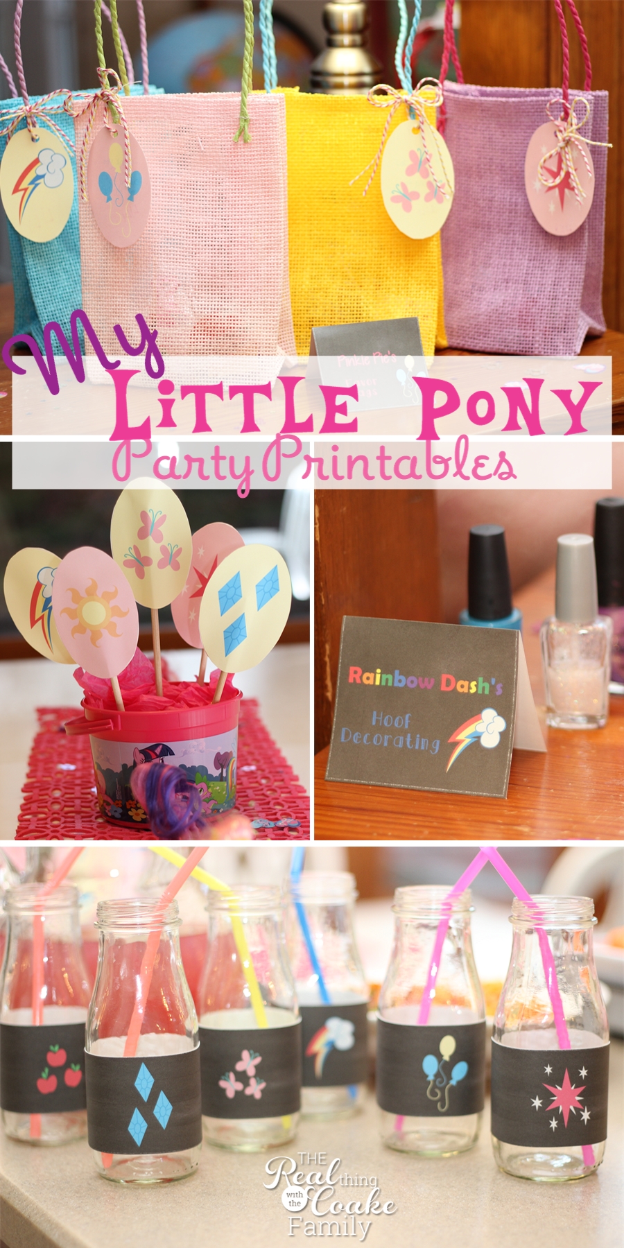 my little pony birthday party printables