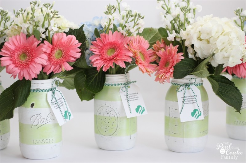 Gift Ideas Make Gorgeous Mason Jar Vases