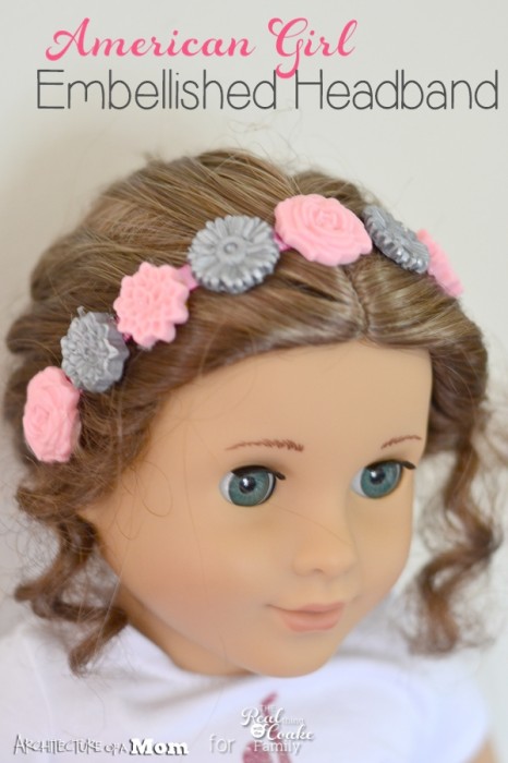 Cute idea and simple to make! American Girl Crafts to make an embellished headband. #AmericanGirl #Crafts #Headband #ModMelts #RealCoake Cute idea and simple to make! American Girl Crafts to make an embellished headband. #AmericanGirl #Crafts #Headband #ModMelts #RealCoake