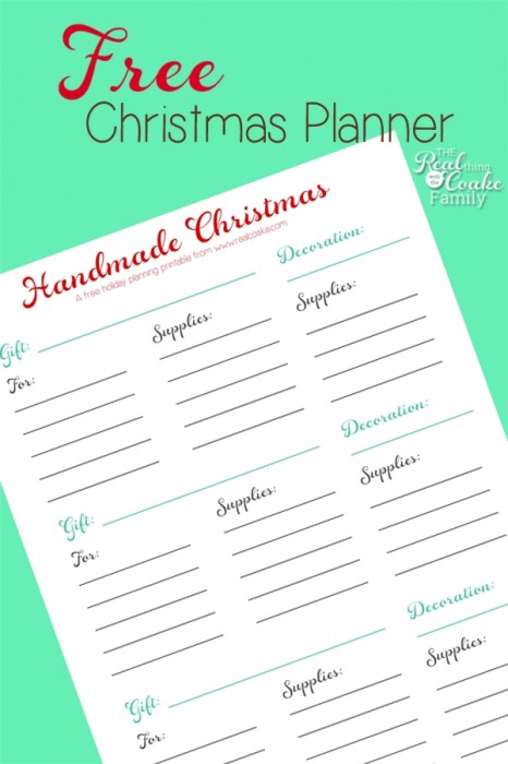 free printable christmas gift and decoration planner the real gifts planner