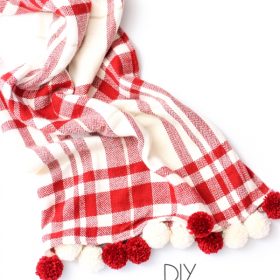 Add Some Cuteness to a Throw with DIY Pom Poms