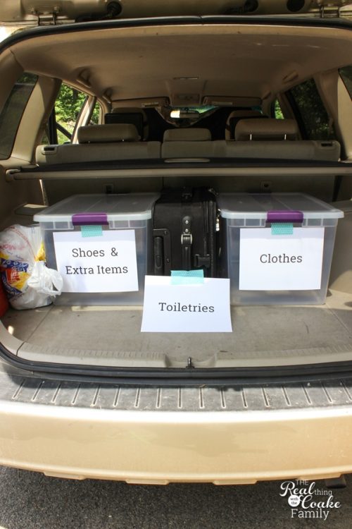 How And What To Pack For A Road Trip With Kids The Whole Family Great Tips And Hacks For Our Road Trip Shows Ideas Organizing The Whole Car