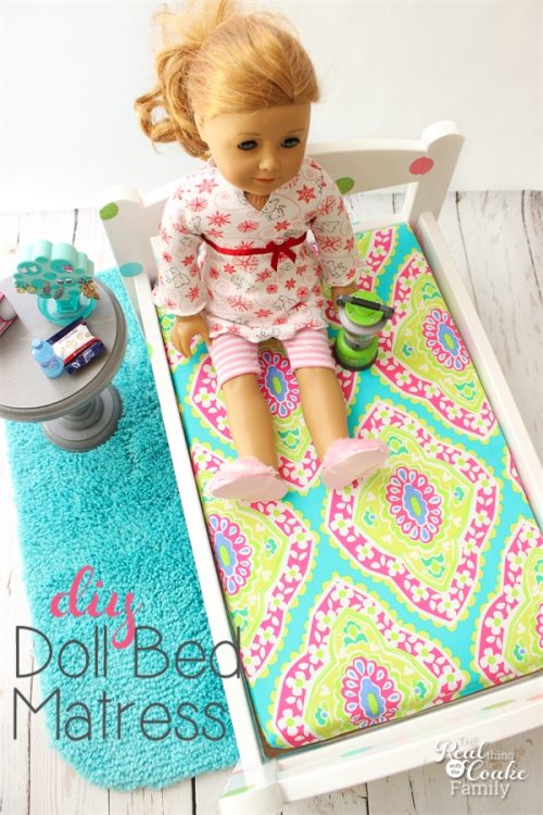 How To Make A Mattress For Any Doll Bed This Is A Great Diy On How To Make Doll Bed Mattress That Sized