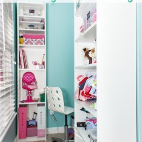 Turning an Awkward Corner into Stylish Storage and Useful Space