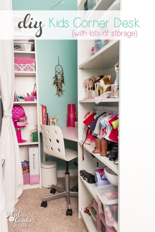 Diy Kids Corner Desk A Partial Ikea Hack Desk