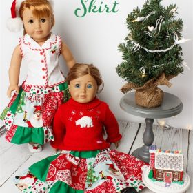 Cute Christmas Twirl American Girl Doll Clothes
