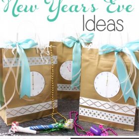 Love all these great New Years Eve ideas for the whole family to celebrate together. Ideas for activities, crafts, mocktails, desserts and printables all for a fun way to ring in the New Year as a family.