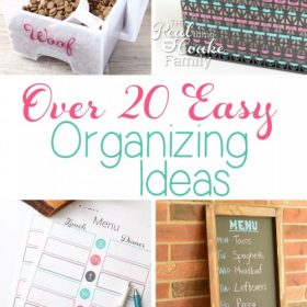 Over 20 Easy Ways to Get Organized (and bring a little sanity to your home)
