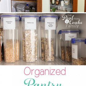 Real Organized Kitchen Pantry