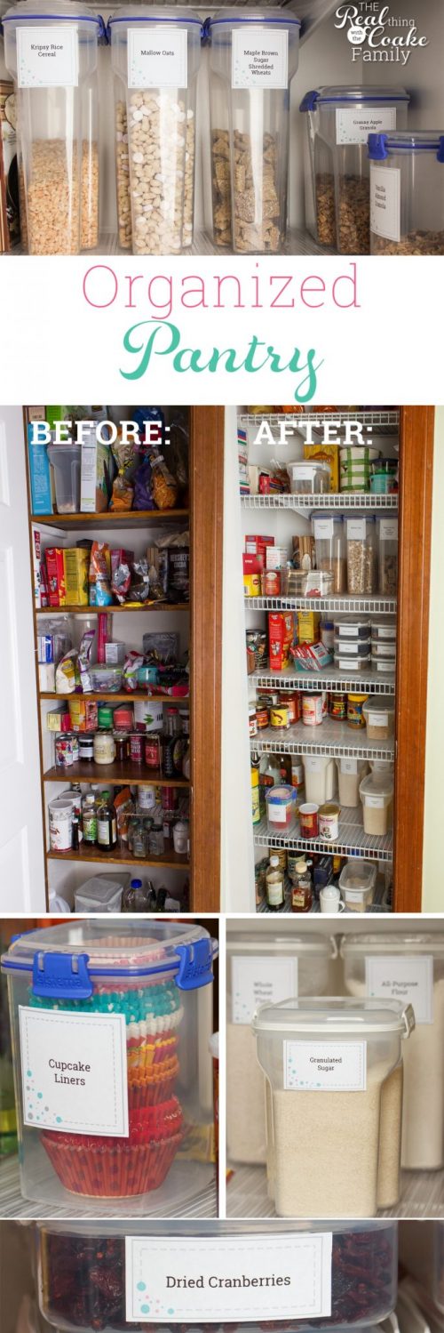 Real Gorgeous Organized Kitchen Pantry