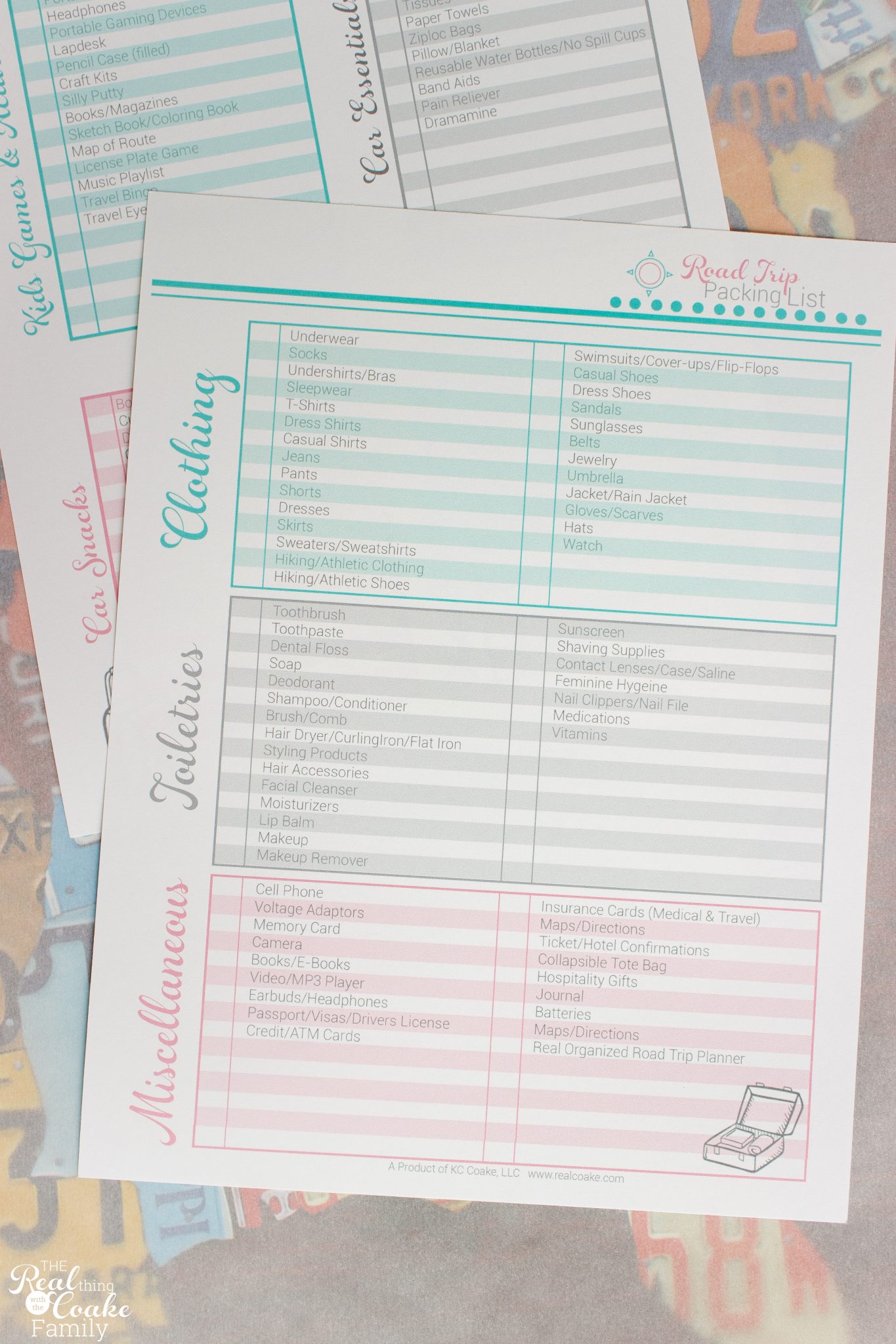 road trip planner 6 the real thing with the coake family gas road trip planner
