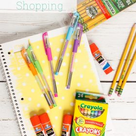 Real Organized Back to School Shopping