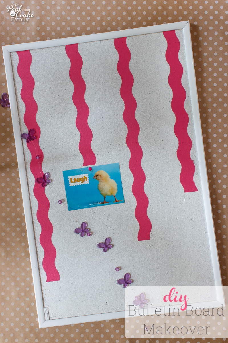 Cute And Simple Diy Decorative Bulletin Board Makeover