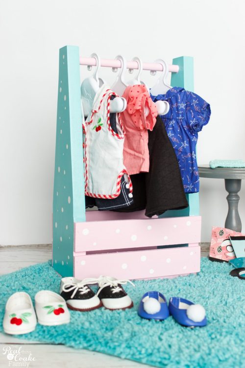 Diy American Girl Idea To Make An Adorable Portable Closet