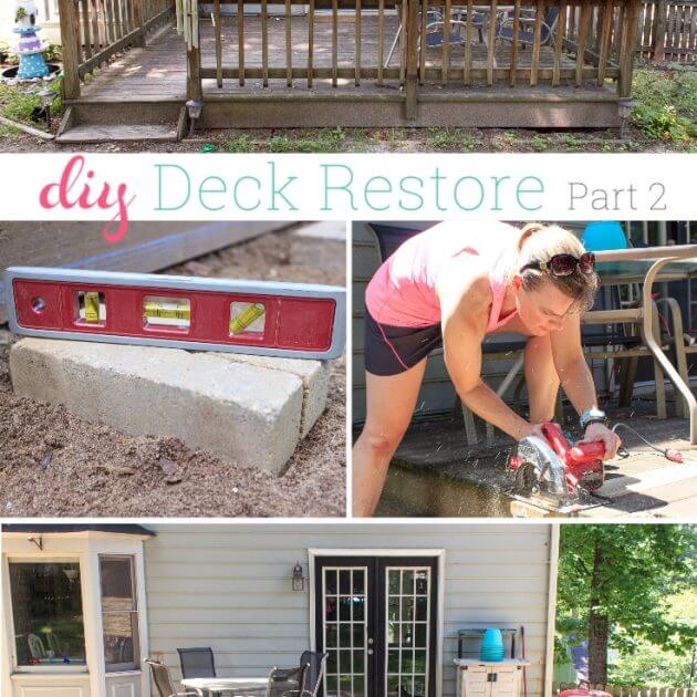 Our Summer Project ~ DIY Deck Restore – Part 2