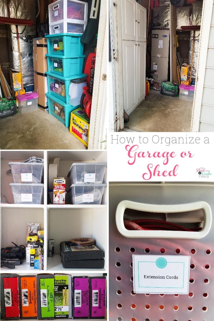 How to Simply Organize Garage Storage (or a Shed)