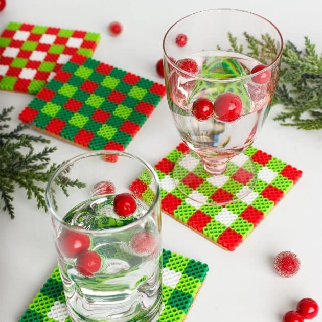 DIY Coasters ~ A Cute Christmas Craft Idea