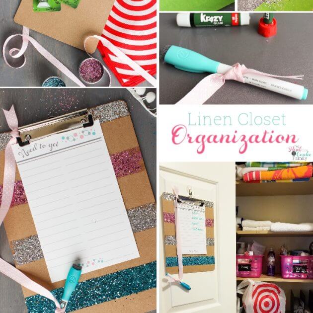 Linen Closet Organization Printable