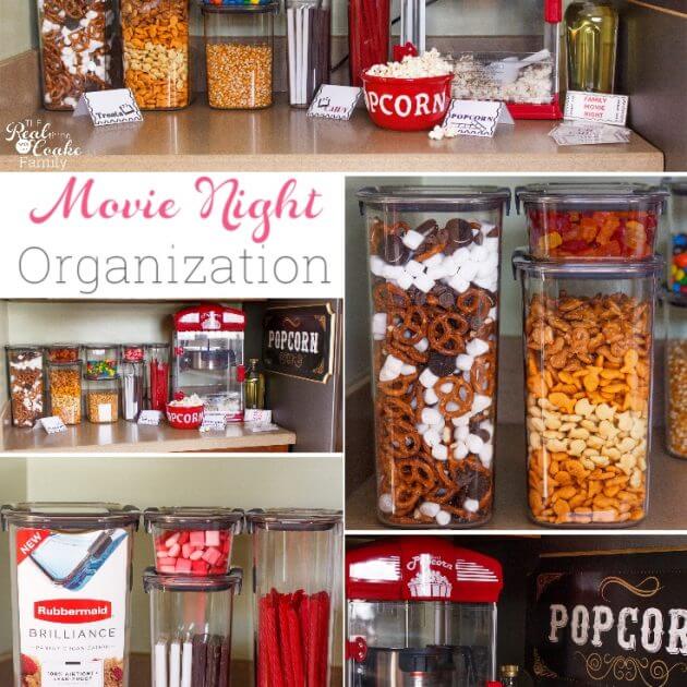 Family Movie Night Organization Ideas