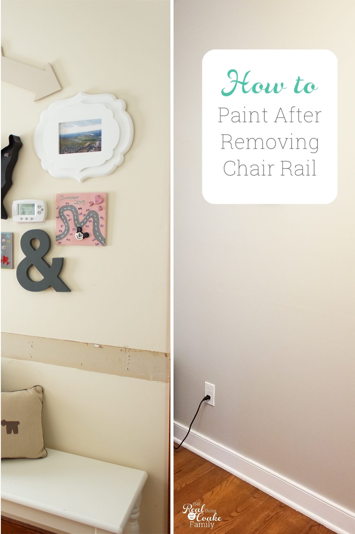 How To Paint After Removing Chair Rail The Real Thing With The