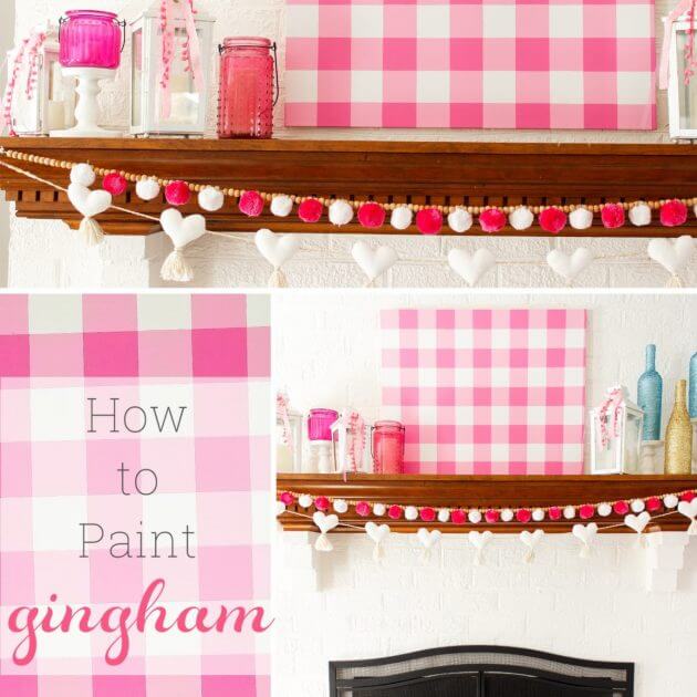 How to Paint Gingham