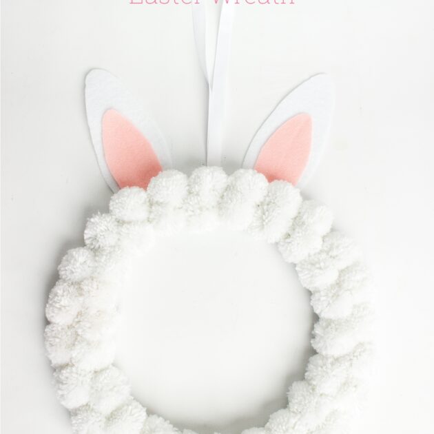 How to Make an Adorable Bunny Pom Pom Easter Wreath