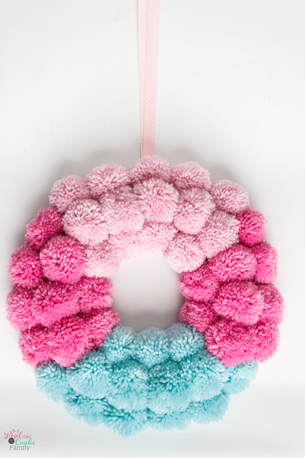 pompom wreath pompom wreath