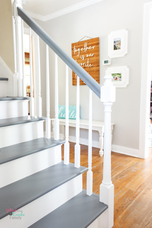 Your How To Guide For Painting Stairs The Real Thing With The