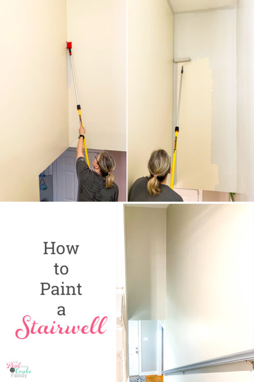 The Inexpensive Way to Paint a Stairwell - The Real Thing with the