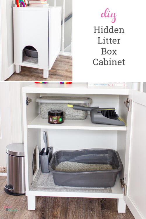 How To Make A Diy Hidden Litter Box From An Ikea Cabinet The